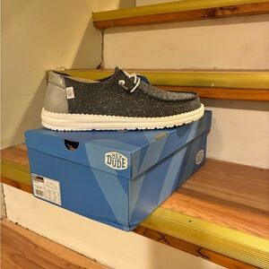 Hey Dude Wendy Metallic Sparkle Shoes